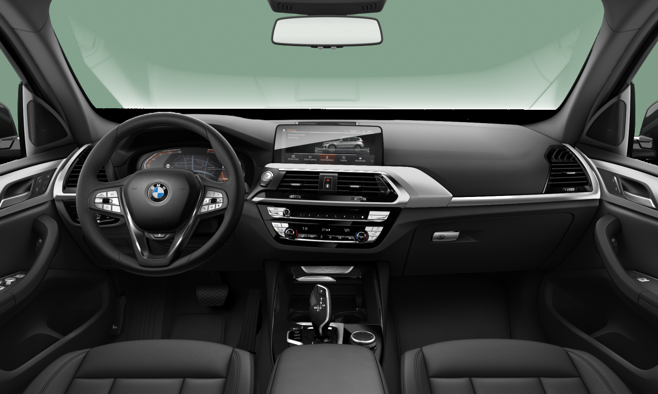 Interior of BMW X3 xDrive30i (G01), VIN 5UXTY5C03L9B96970