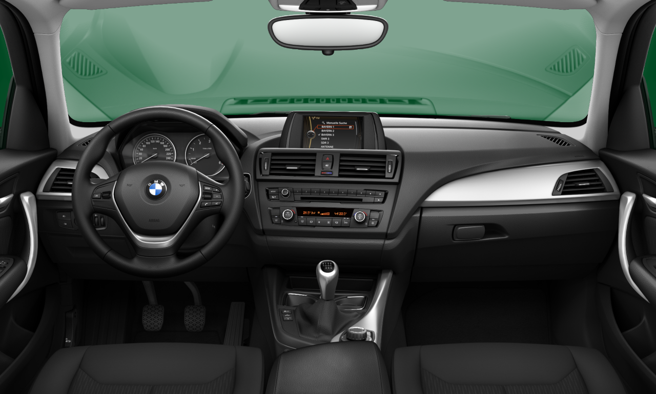 Interior of 2012 BMW 116d (F20), VIN WBA1C71000E971311
