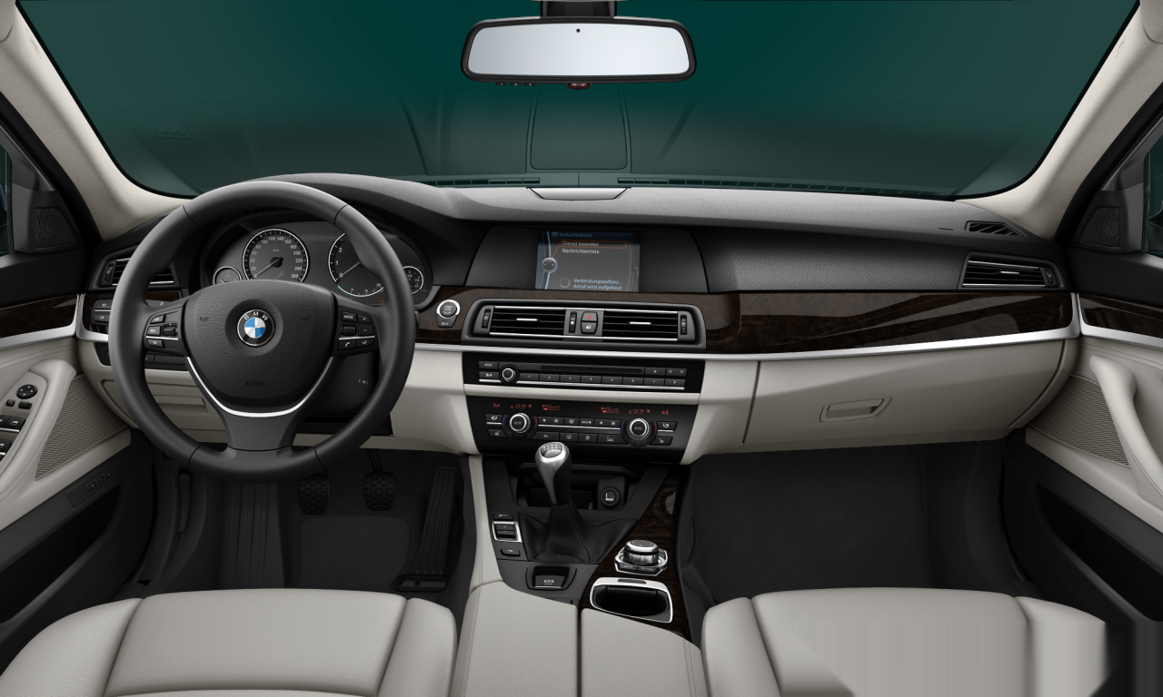Interior of BMW 523i (F10), VIN WBAFS11050C199521