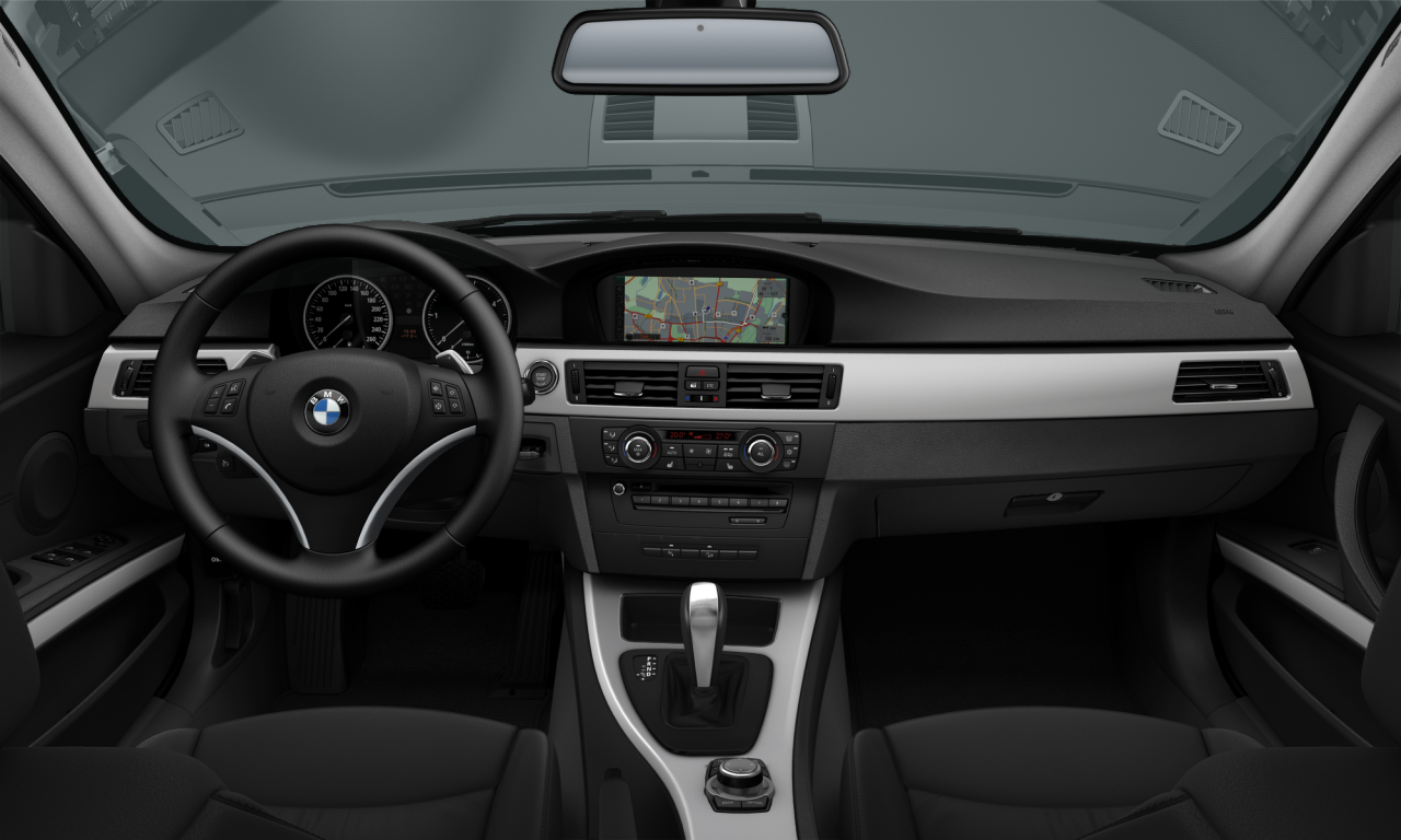 Interior of 2010 BMW 330d xDrive (E90 (MUE)), VIN WBAPP91010A233695