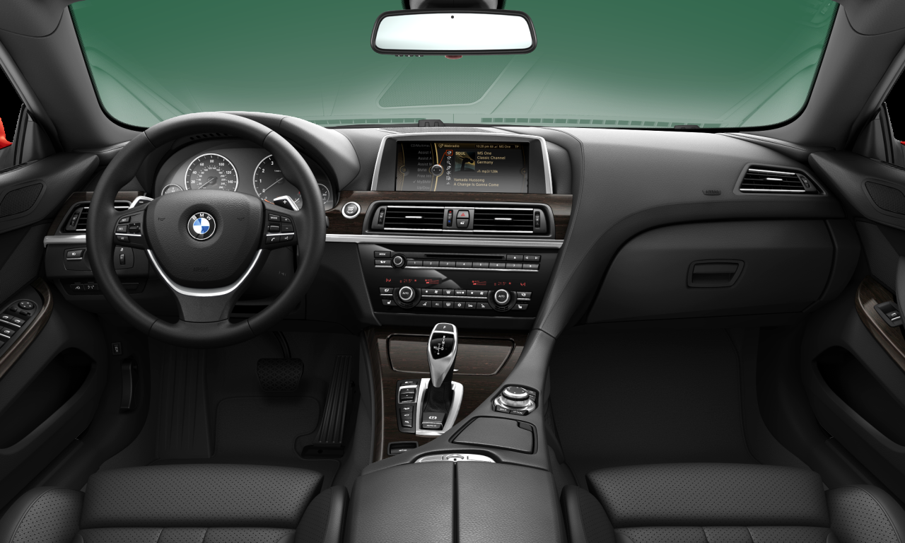 Interior of BMW 650i xDrive (F12), VIN WBALZ5C59CDW99744