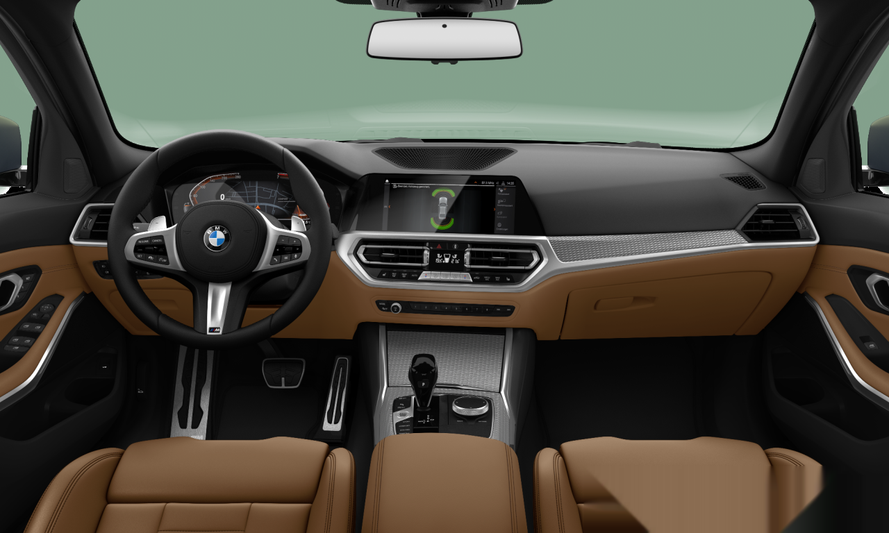 Interior of 2021 BMW 318i (G20), VIN WBA71DY040FL59286