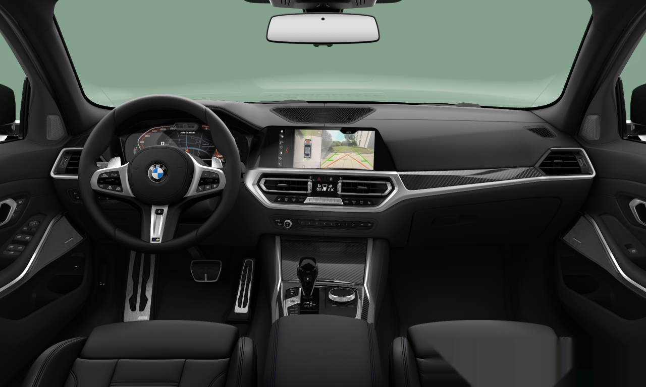 Interior of 2019 BMW M340i xDrive (G20), VIN WBA5U9C07LA380556