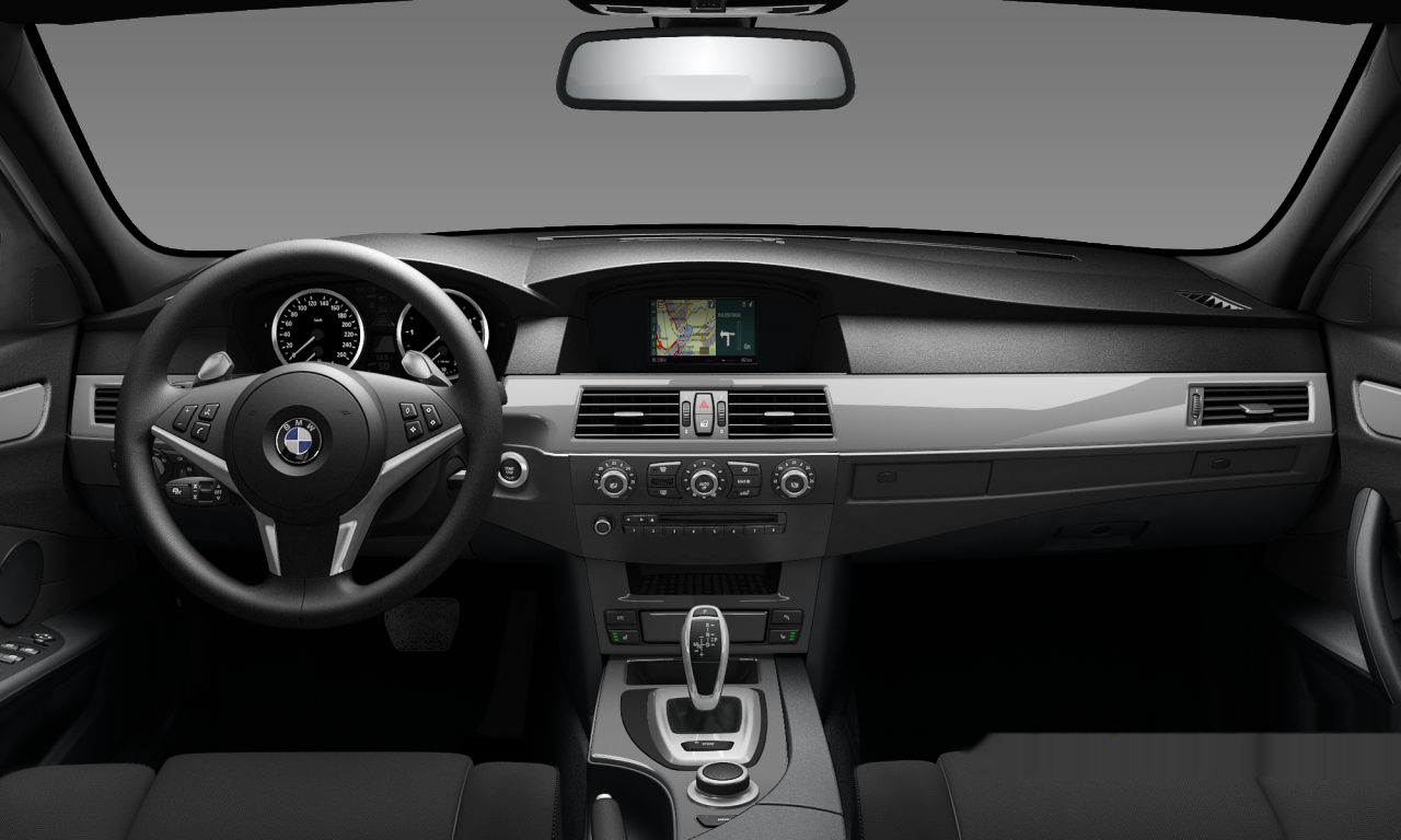 Interior of BMW 530d (E60 (MUE)), VIN WBANX71040CS58106