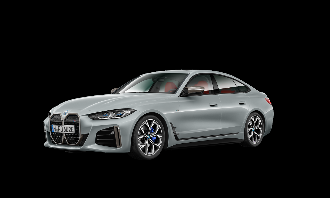 Exterior of 2022 BMW i4 M50 (G26), VIN WBY31AW05PFP00187