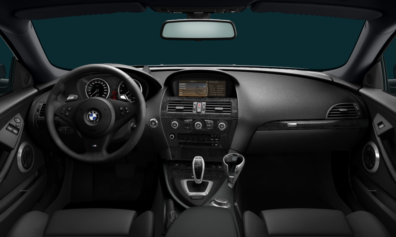 Interior of 2007 BMW 635d (E63 (MUE)), VIN WBAEA71030CV15564