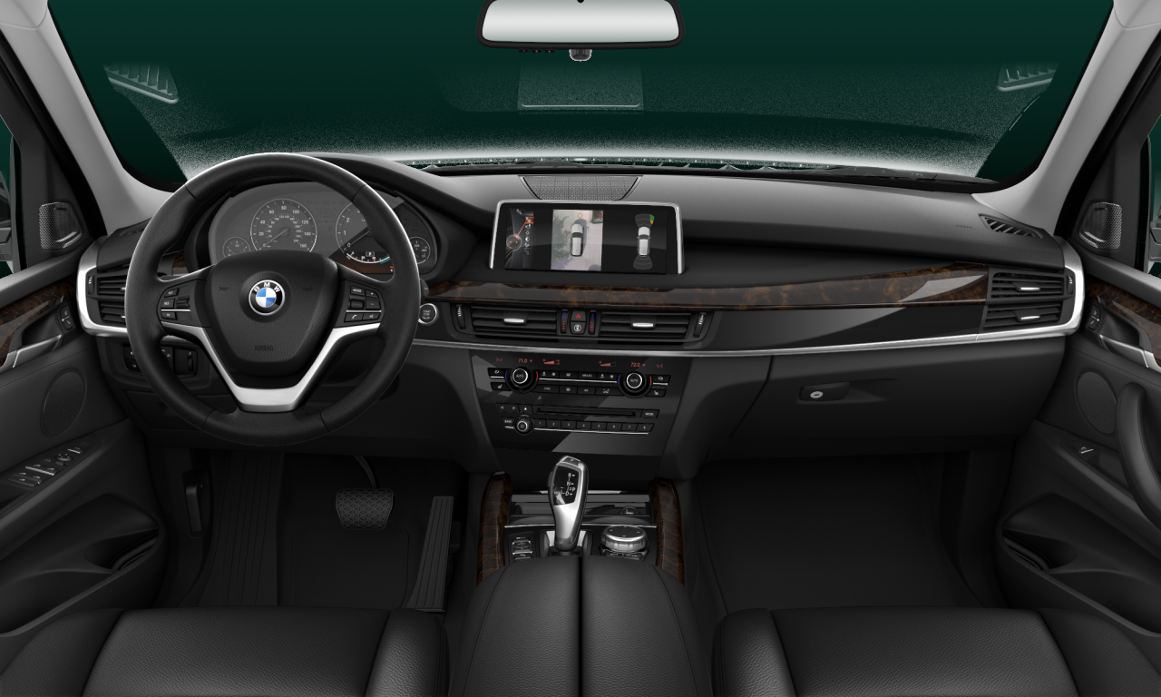Interior of BMW X5 sDrive35i (F15), VIN 5UXKR2C54E0C01247