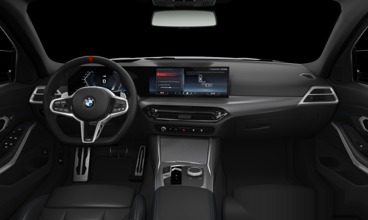 Interior of BMW M340d xDrive (G20 (MUE)), VIN WBA68FU0508F27825