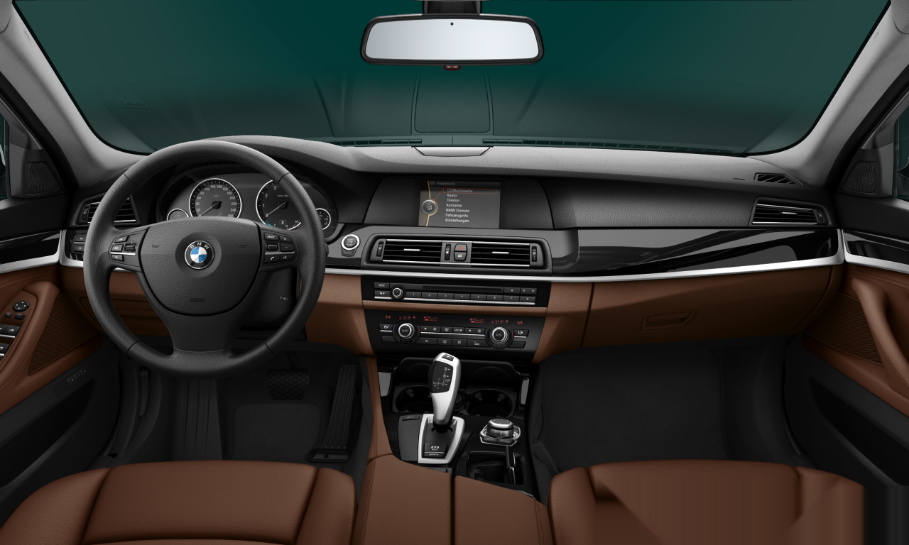 Interior of BMW 530i (F10), VIN WBAFR1104BC568058