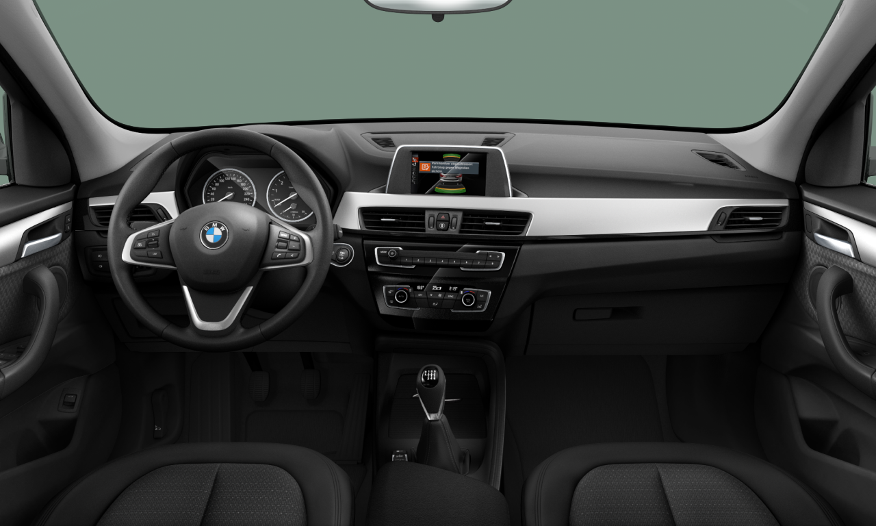 Interior of BMW X1 sDrive18i (F48), VIN WBAHS110505F47978