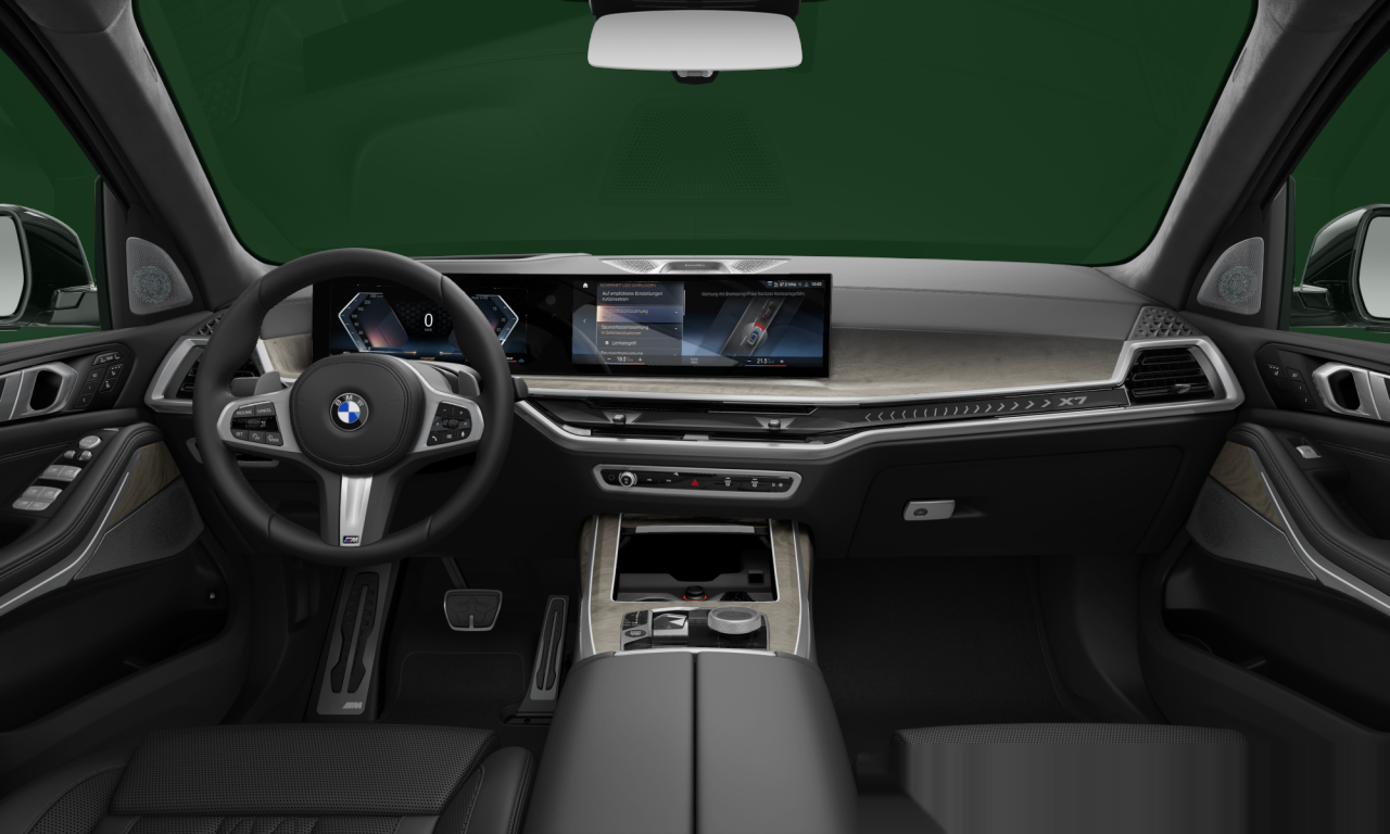 Interior of 2022 BMW X7 xDrive40i (G07 (MUE)), VIN WBA21EM0309P29972