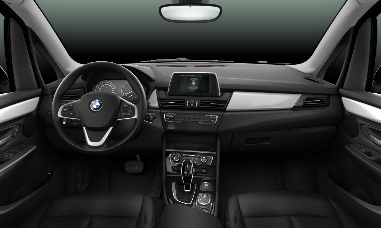 Interior of 2019 BMW 218d (F46 (MUE)), VIN WBA6W910205P90266