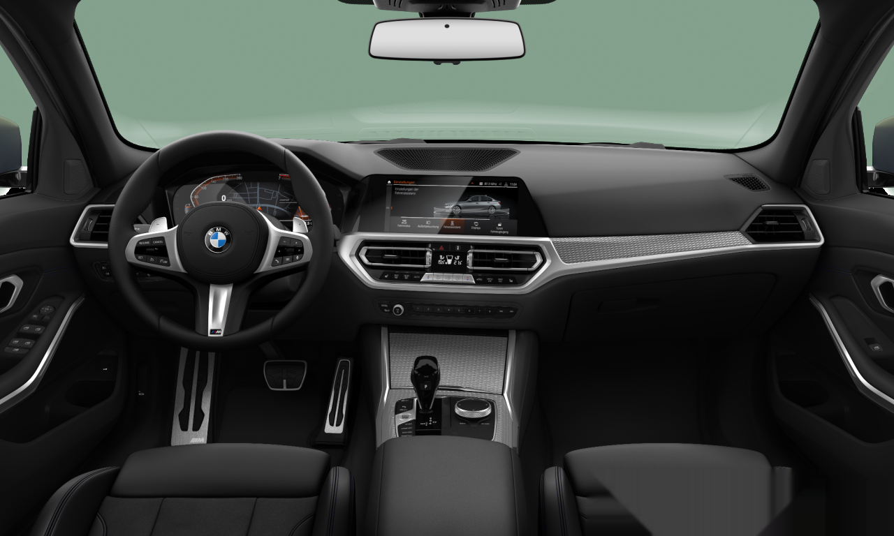 Interior of 2020 BMW 330i (G20), VIN WBA5R11040FK58483