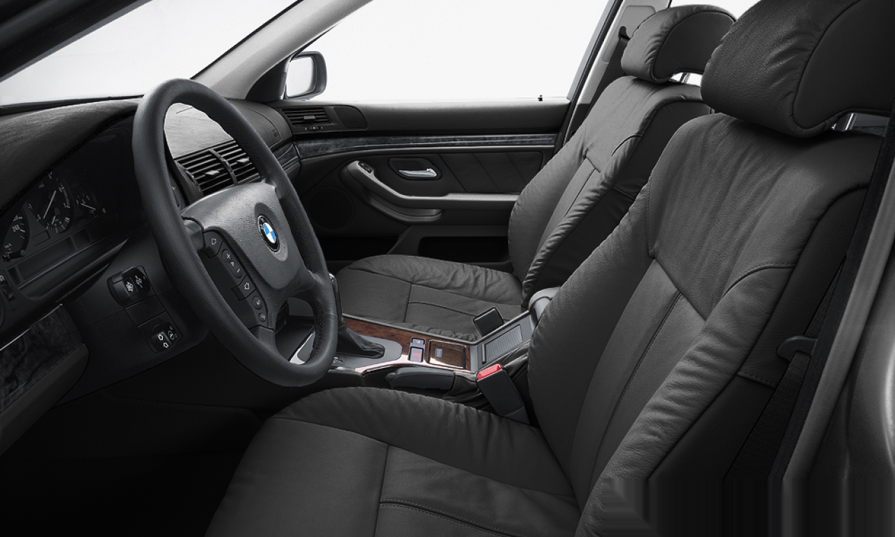 Interior of BMW 530I (E39), VIN WBADT61080CJ52355