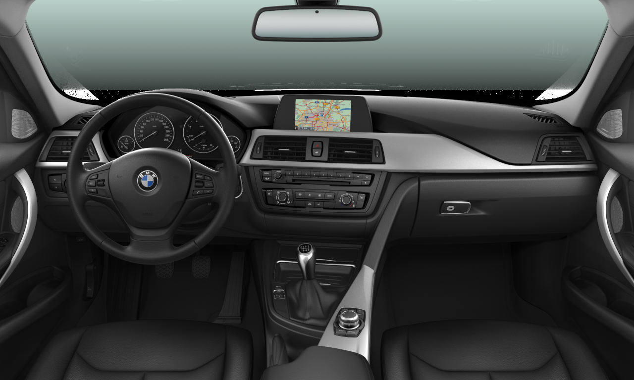 Interior of 2015 BMW 318d (F31), VIN WBA3K11040F838912