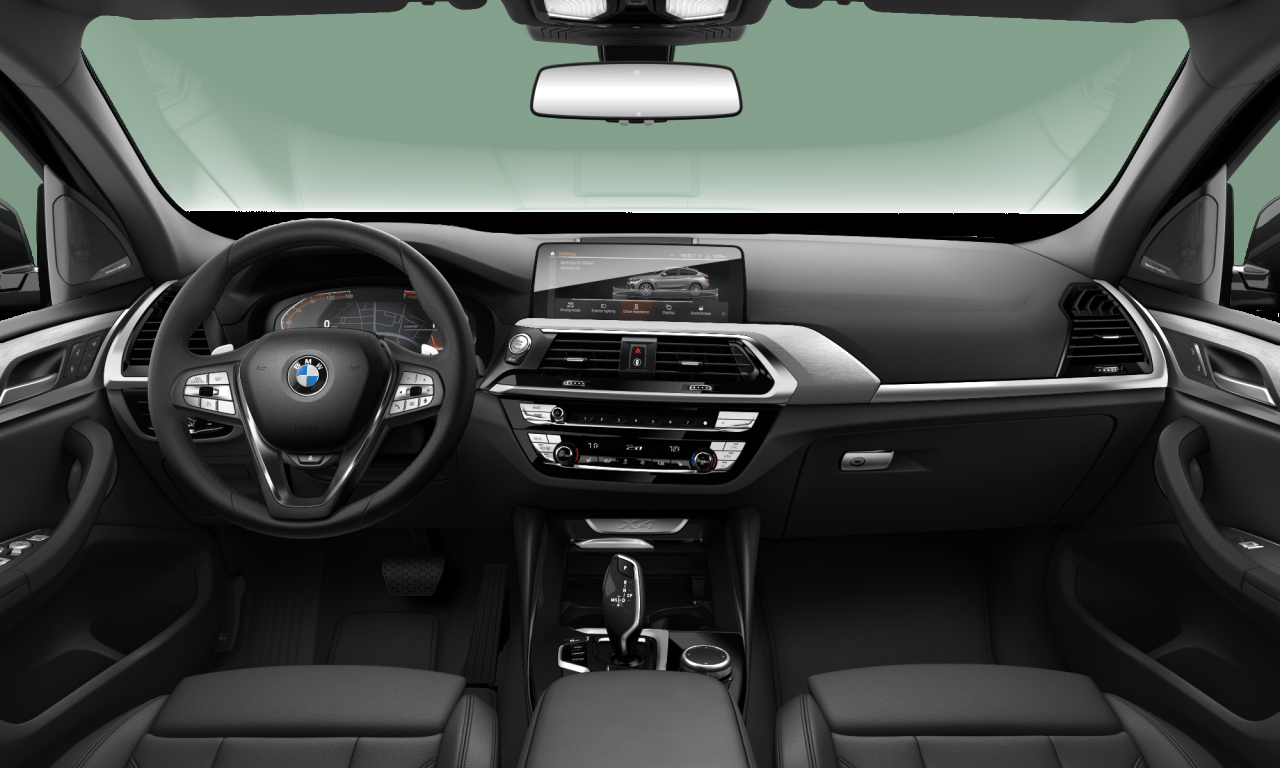 Interior of 2020 BMW X4 xDrive30i (G02), VIN 5UX2V1C04M9D90938