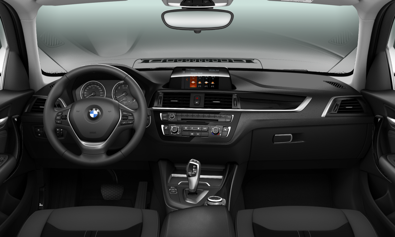 Interior of 2018 BMW 118i (F20 (MUE)), VIN WBA1R510507B11530