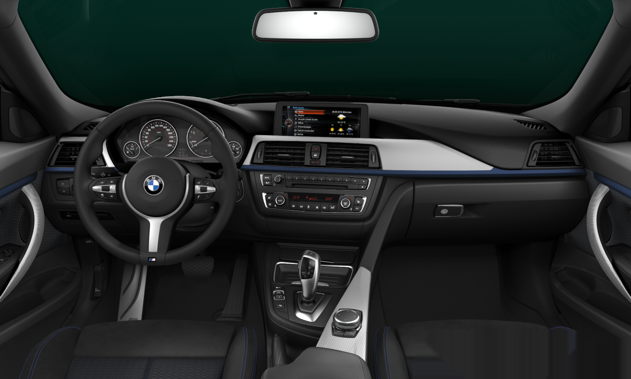Interior of BMW 320d xDrive (F34), VIN WBA3Y5106FD953313