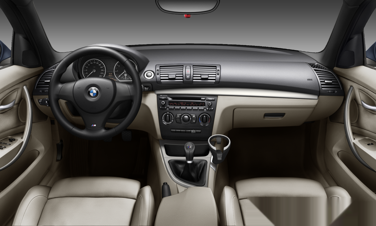 Interior of 2007 BMW 123d (E87 (MUE)), VIN WBAUH12068E122001