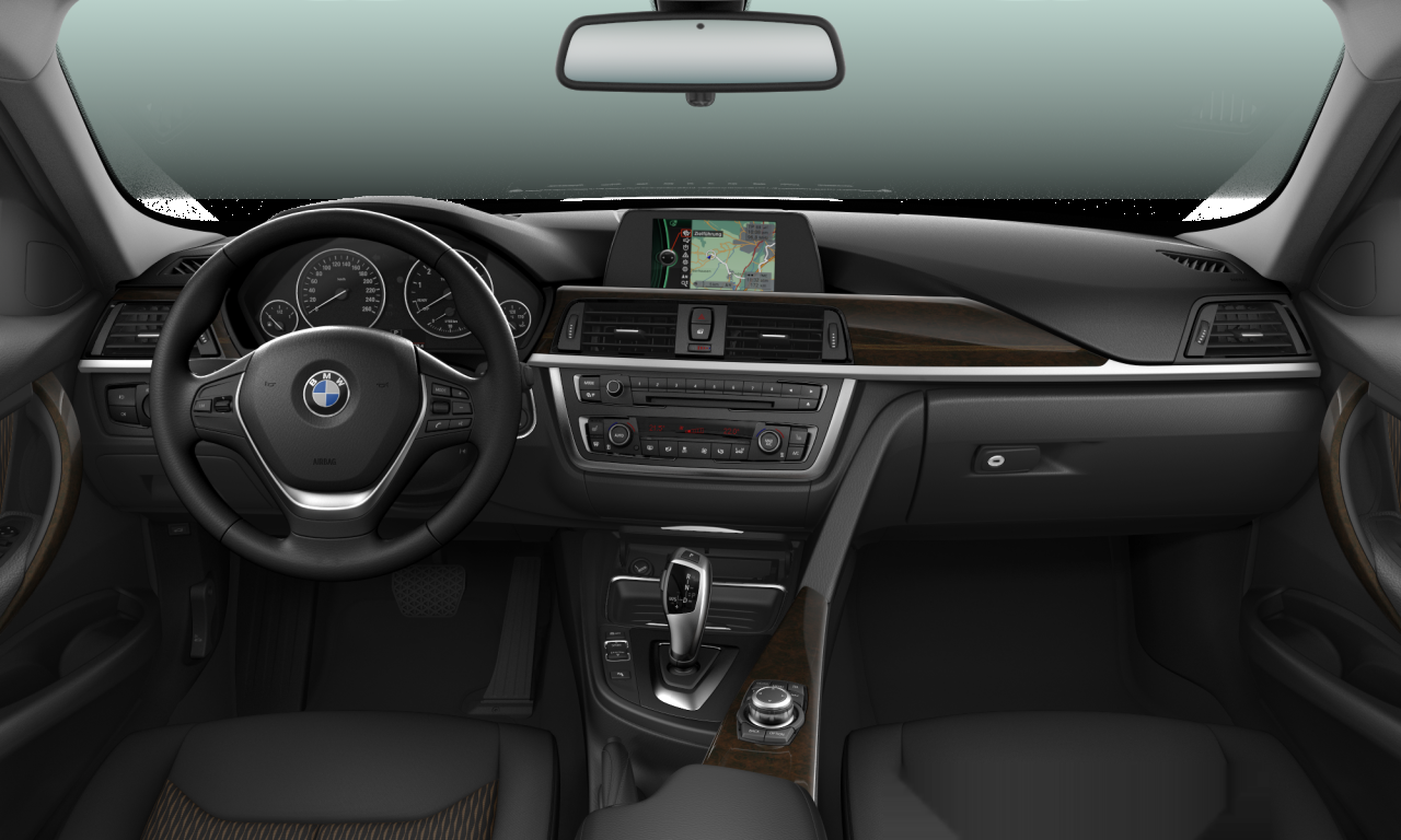 Interior of 2011 BMW 328i (F30), VIN WBA3A51010F231506