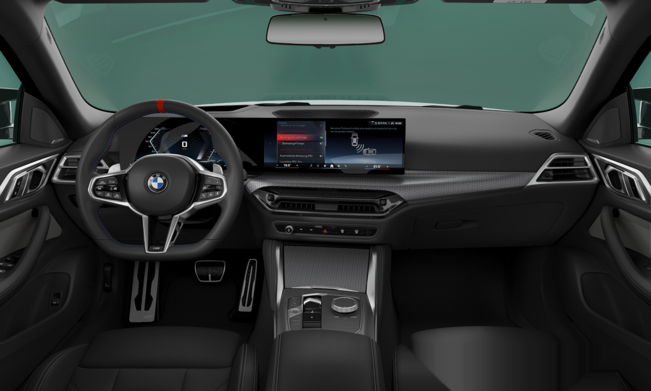 Interior of BMW M440i xDrive (G26 (MUE)), VIN WBA61HC000FV51069