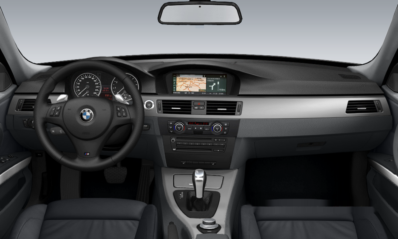 Interior of BMW 335i (E90), VIN WBAVB71040AP88862