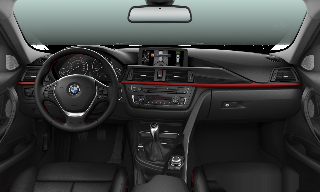 Interior of BMW 318d (F31), VIN WBA3K11010F819704