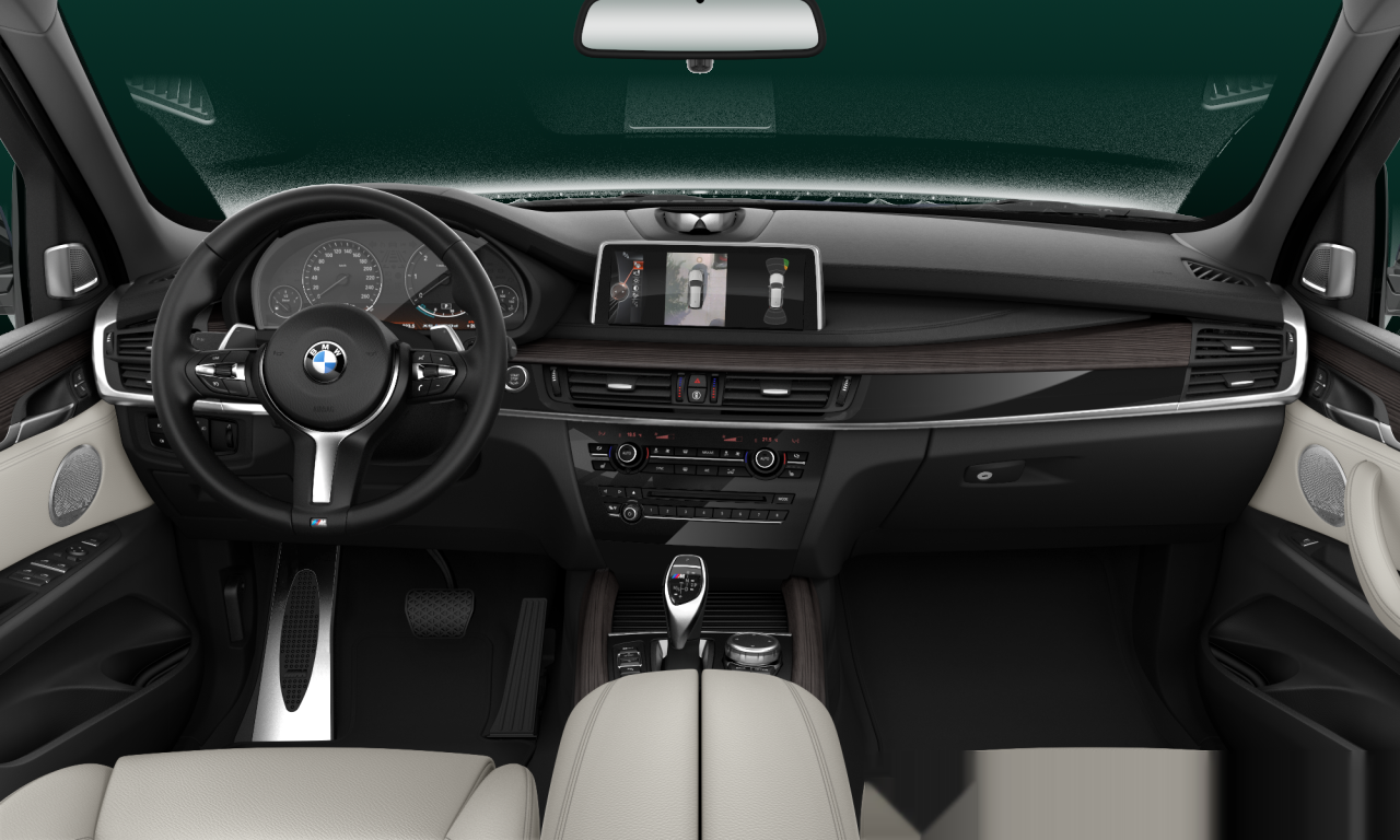 Interior of BMW X5 M50d (F15), VIN WBAKS810800H89305