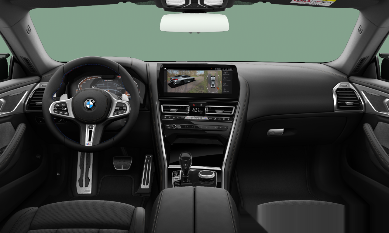 Interior of BMW M850i xDrive (G15), VIN WBABC41030CN27273
