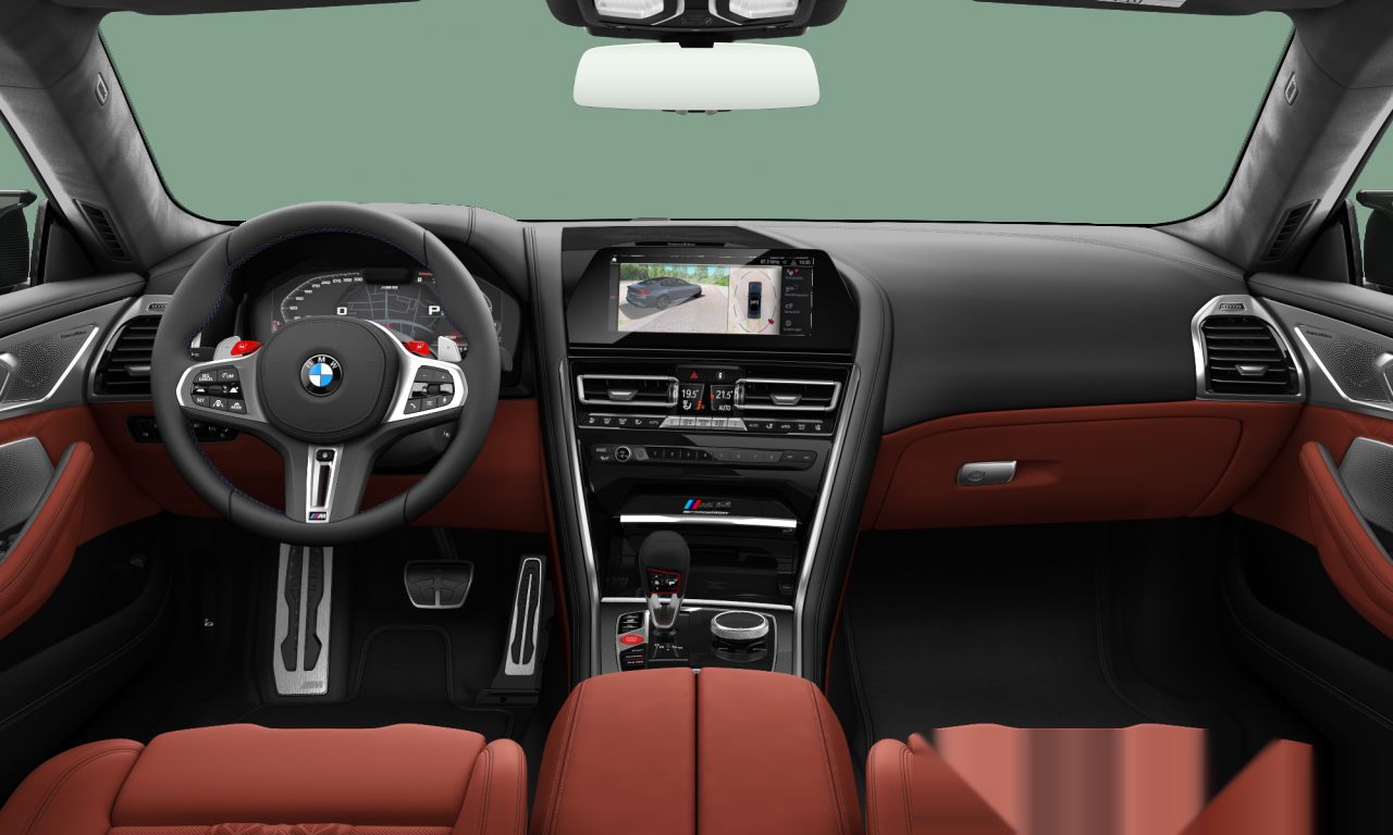 Interior of BMW M8 Gran Coupé (F93), VIN WBSGV0C02LCE36813