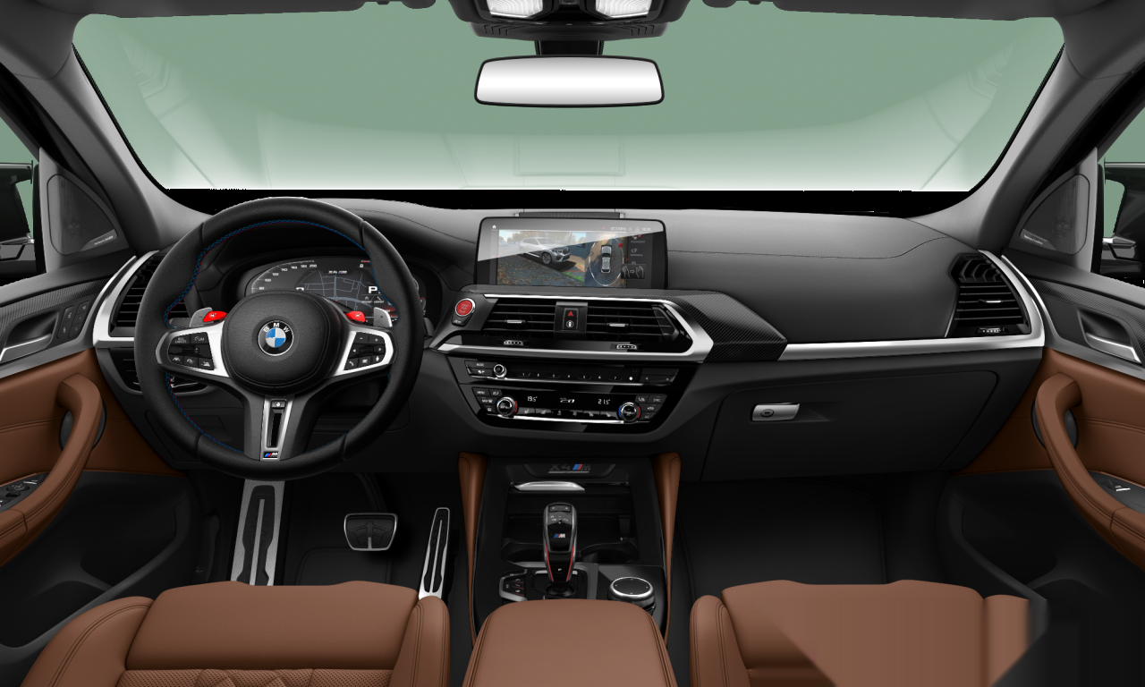 Interior of BMW X4 M (F98), VIN WBSUJ0103L9D26674