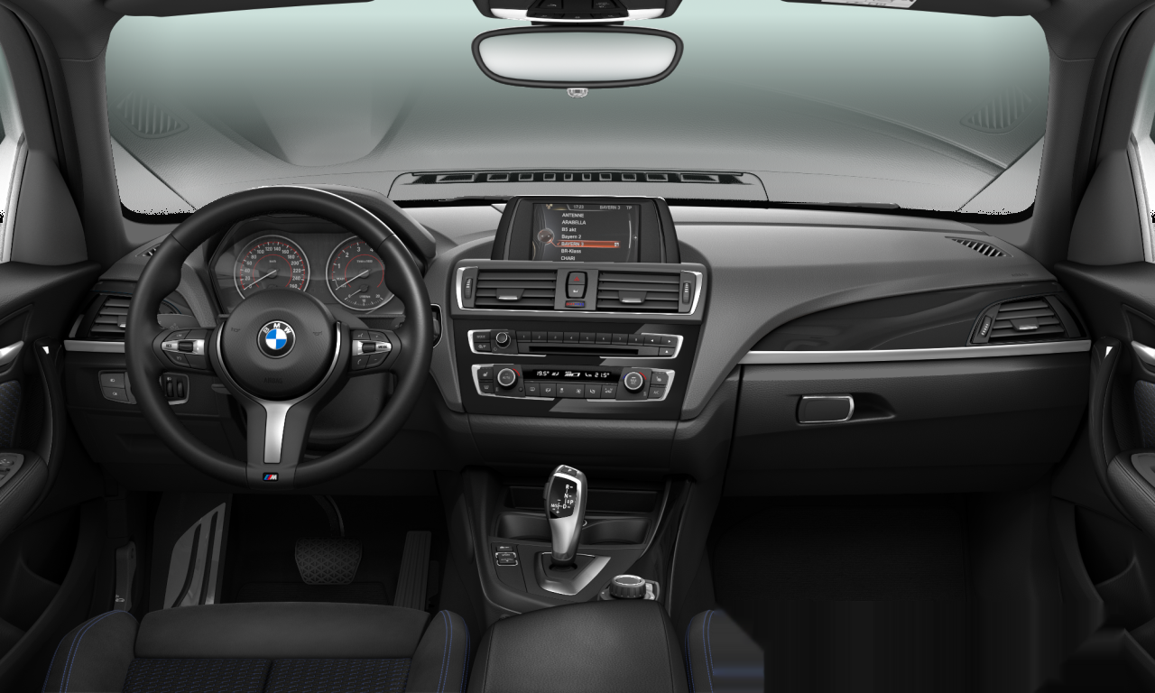 Interior of BMW 118i (F20 (MUE)), VIN WBA1R510005D79624