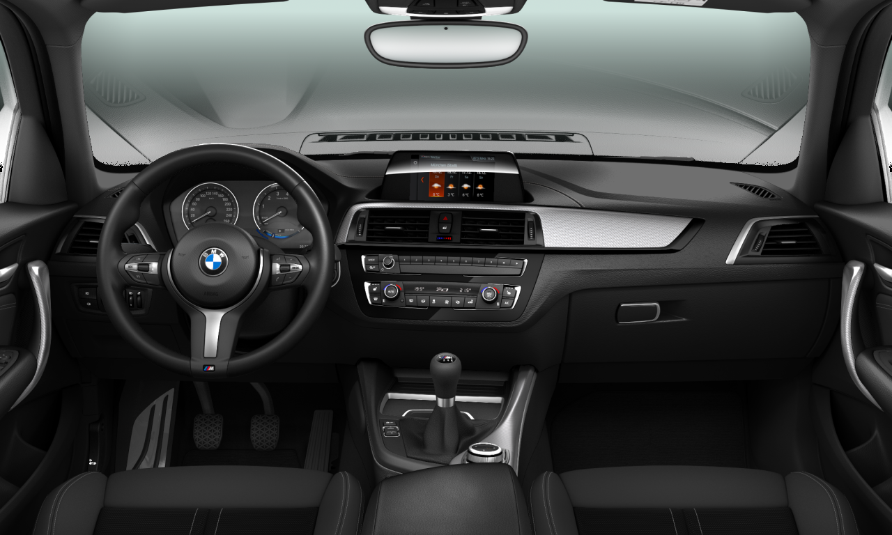 Interior of BMW 118i (F20 (MUE)), VIN WBA1R510707D21420