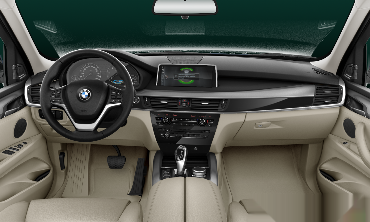 Interior of BMW X5 xDrive40e (F15), VIN WBAKT0109H0U32433