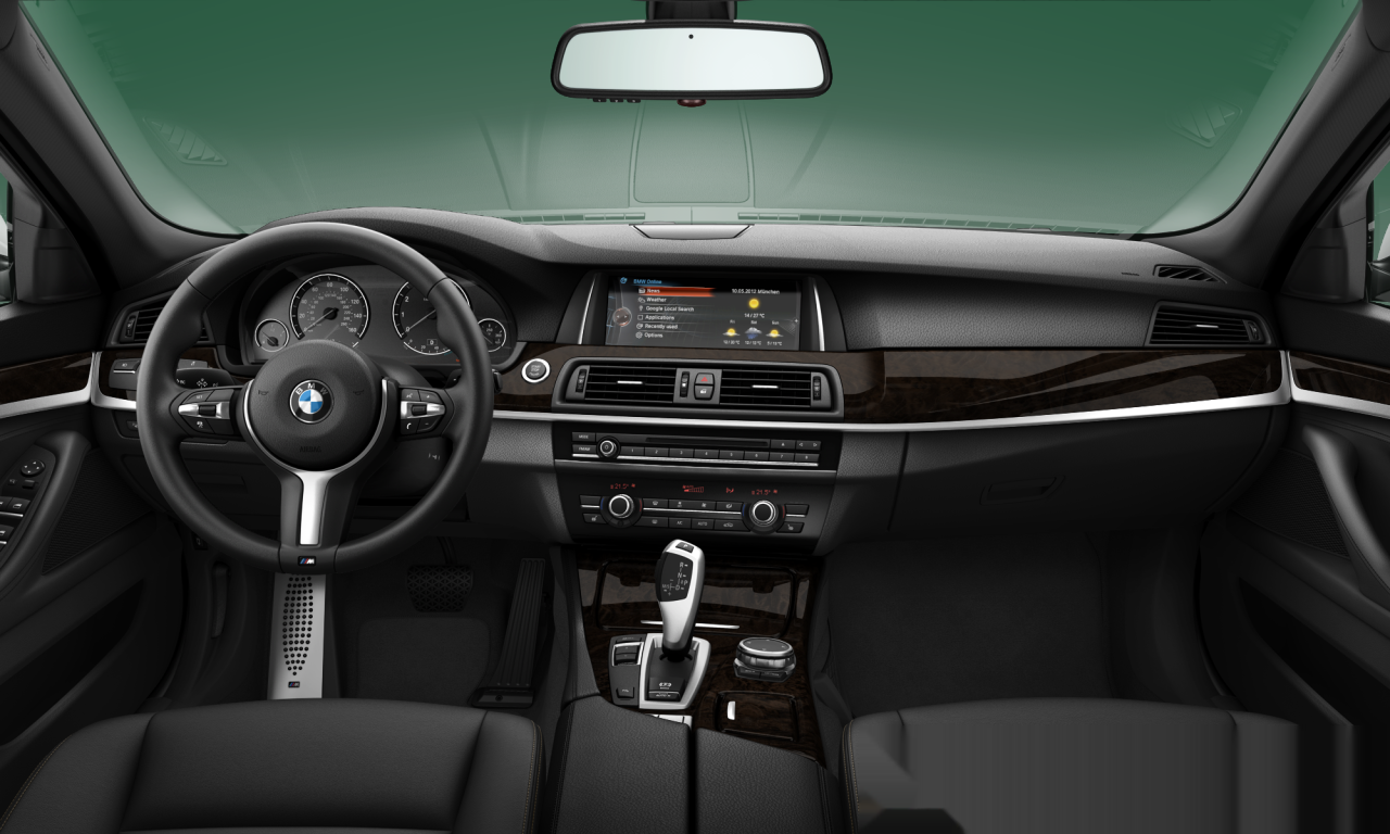 Interior of BMW 535i (F10 (MUE)), VIN WBA5B1C54FD919284