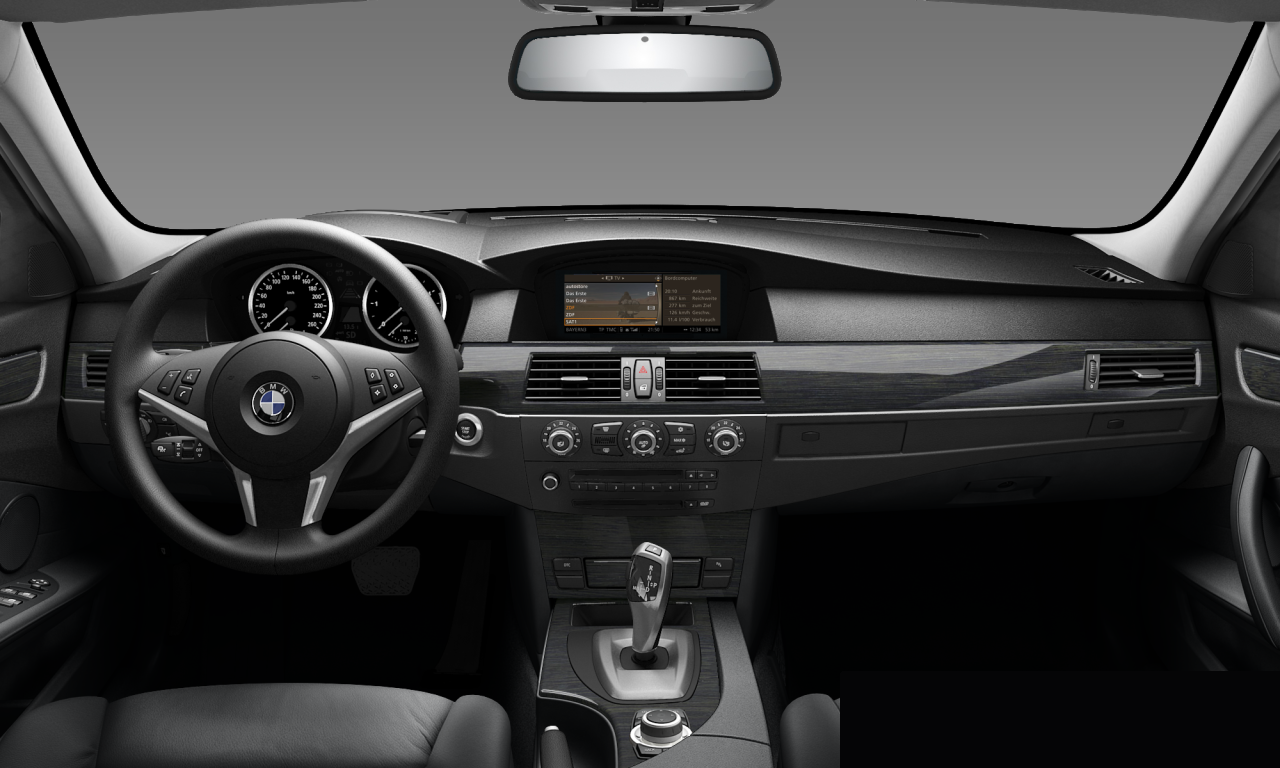 Interior of 2008 BMW 520d (E60 (MUE)), VIN WBANX32030C074119