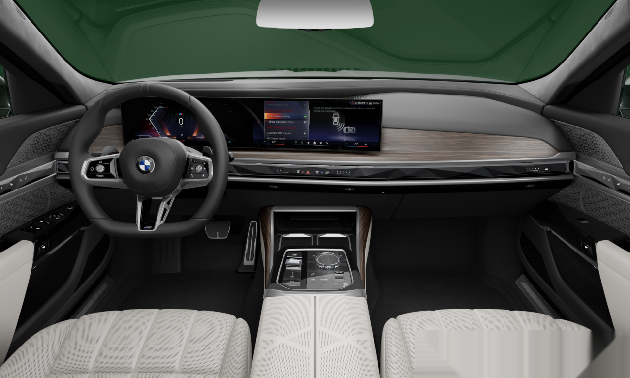 Interior of BMW 760i xDrive (G70), VIN WBA33EJ07TCY04179