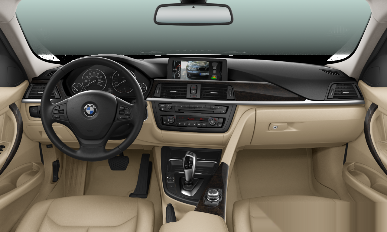 Interior of BMW 328i (F30), VIN WBA3C1C54DF434911