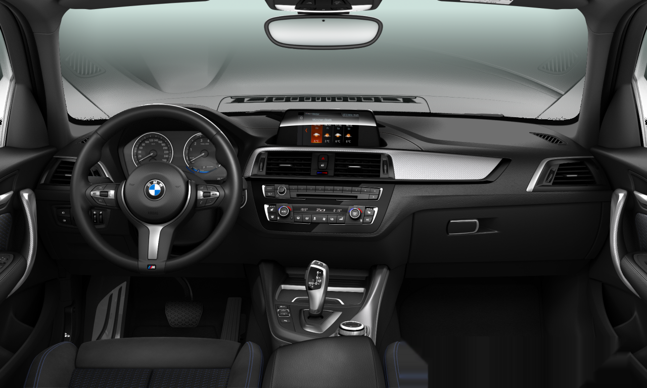Interior of BMW 118i (F20 (MUE)), VIN WBA1R510505J31401