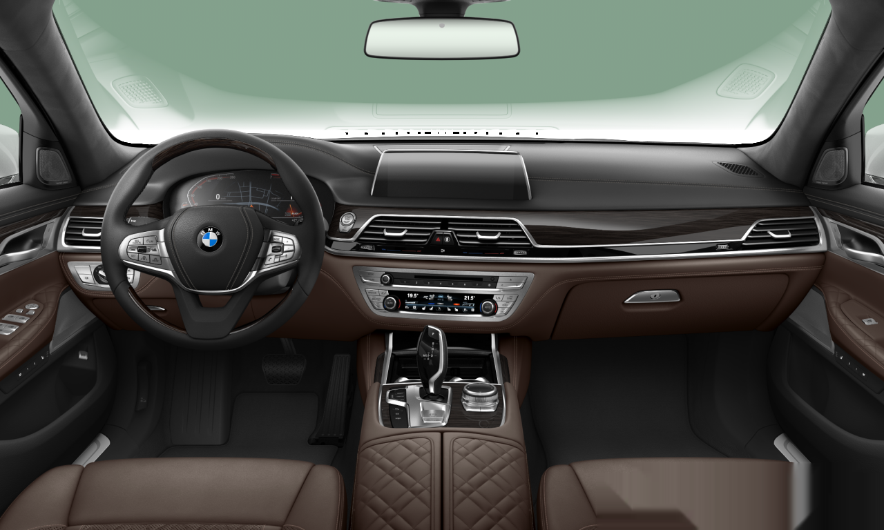 Interior of 2021 BMW 740Li (G12 (MUE)), VIN WBA7T2A04NCH50846