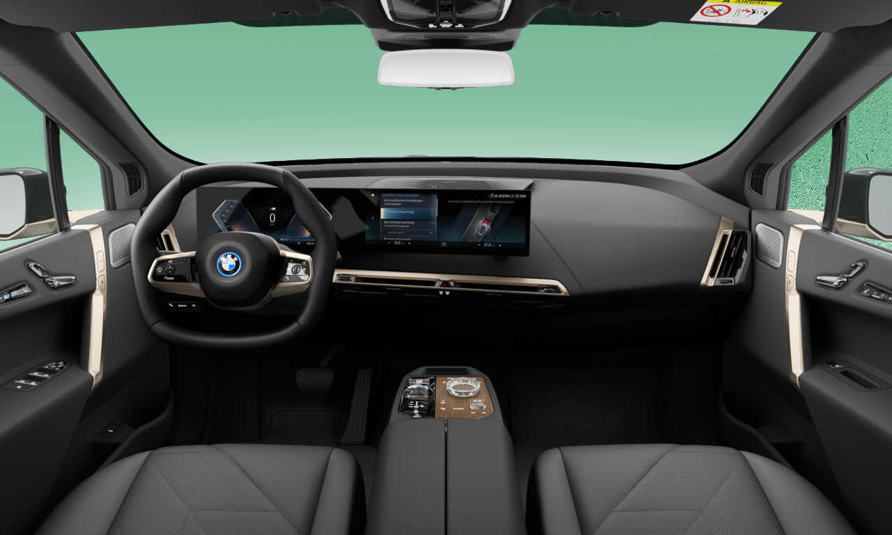 Interior of 2022 BMW iX M60 (I20), VIN WBY31CF000CM00835