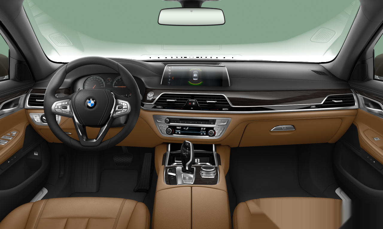 Interior of 2018 BMW 730Li (G12), VIN WBA7E0A03KB357188