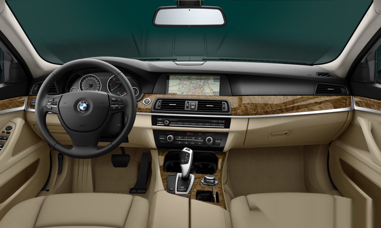 Interior of BMW 520d (F11), VIN WBAMX11040DU36101