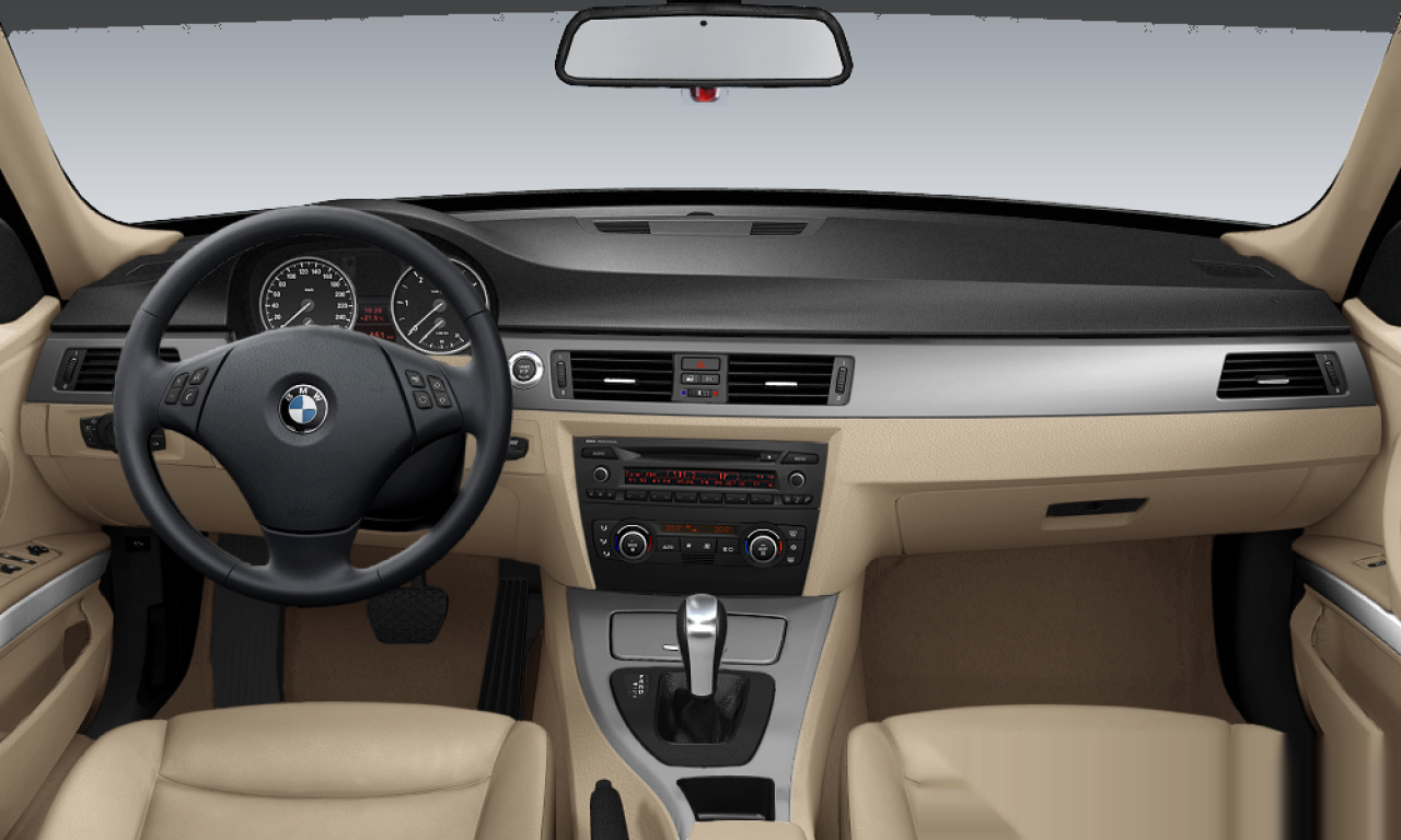 Interior of BMW 320i (E90), VIN WBAVG71088A050656