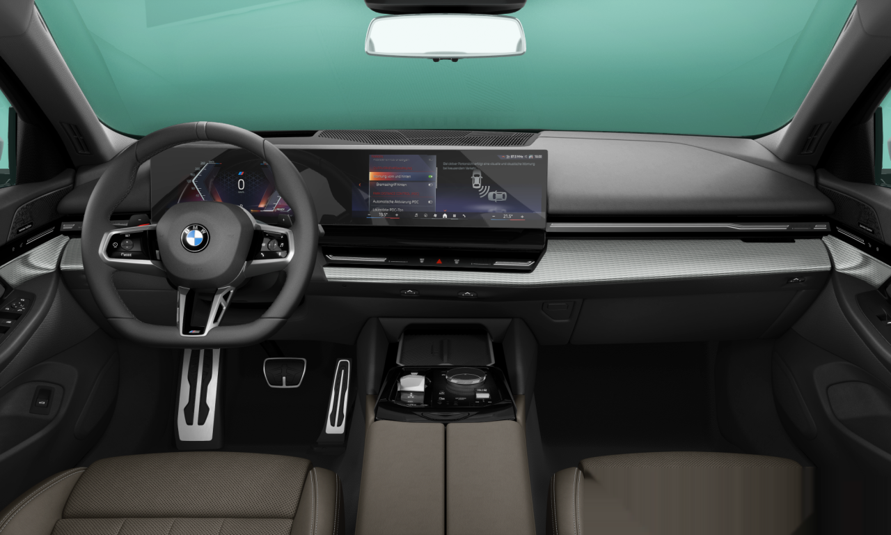 Interior of BMW 520d xDrive (G60), VIN WBA21FL080CT10641