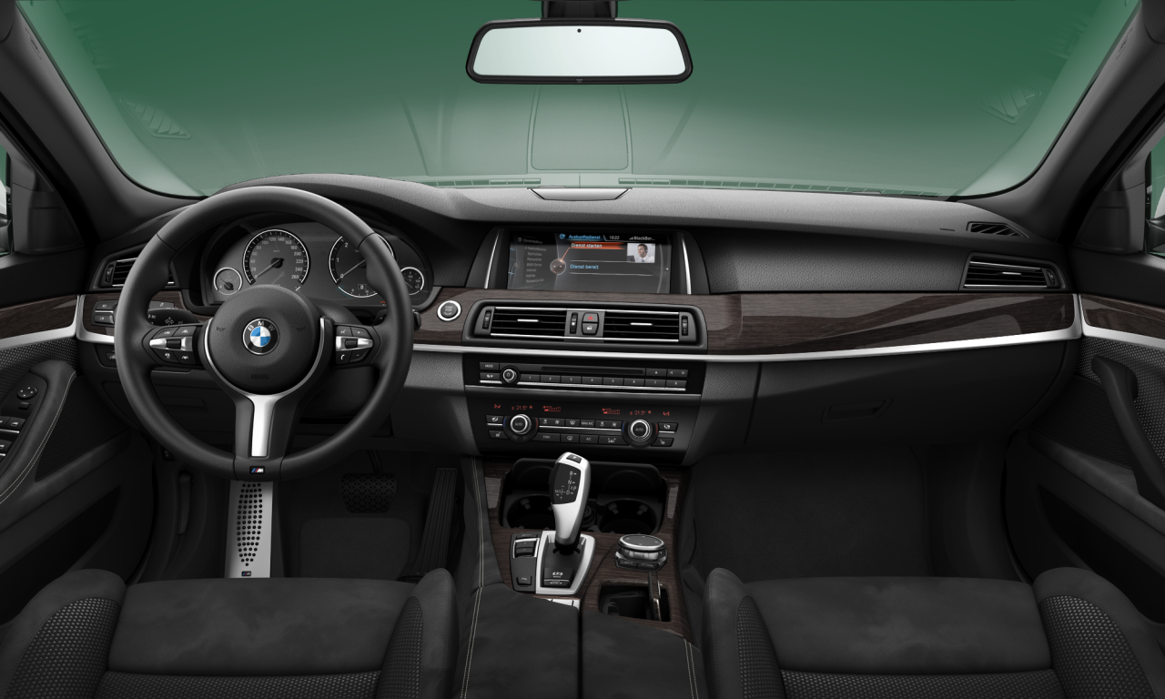 Interior of BMW 520d (F10 (MUE)), VIN WBA5C31040D763478
