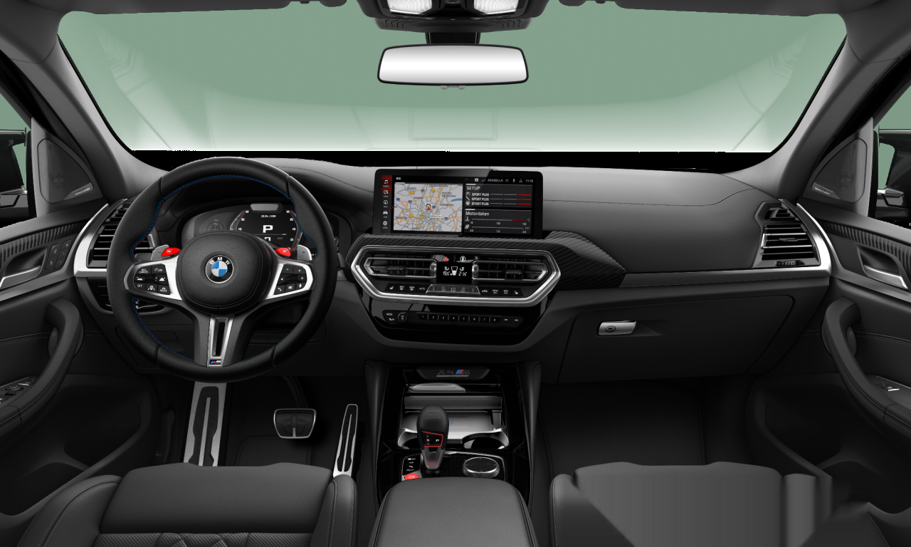 Interior of BMW X4 M (F98 (MUE)), VIN WBS21EC0809R26309