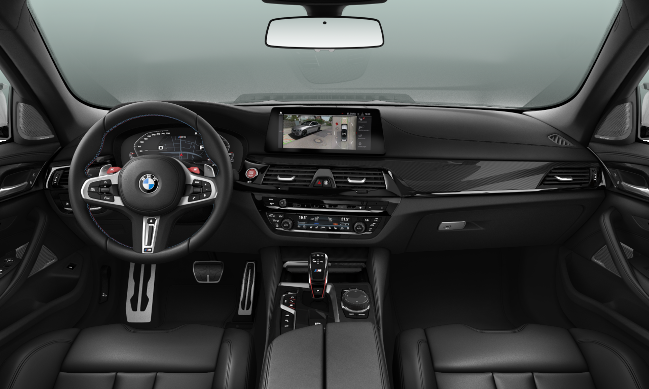 Interior of 2019 BMW M5 (F90), VIN WBSJF01010CD03896