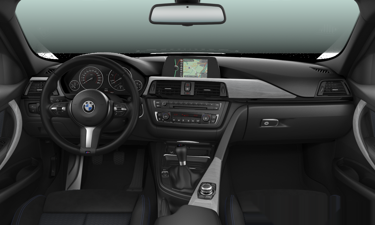 Interior of BMW 318d (F31), VIN WBA3K11020F826984