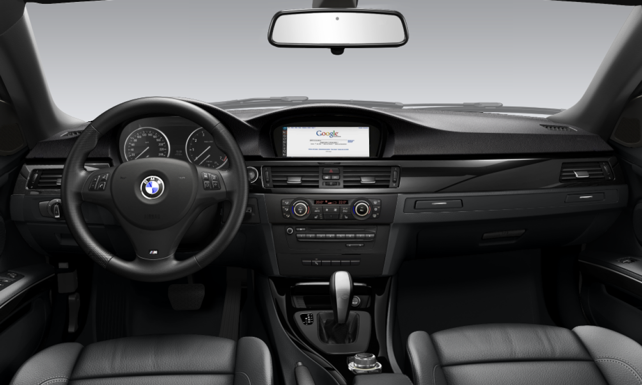 Interior of 2009 BMW 330d (E93), VIN WBAWM91000E239484